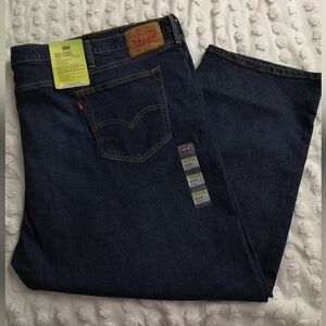 Levi’s Men's 502 Taper Flex Big & Tall Jeans 60x30 Dark Wash